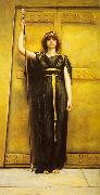 John William Godward A Priestess oil on canvas